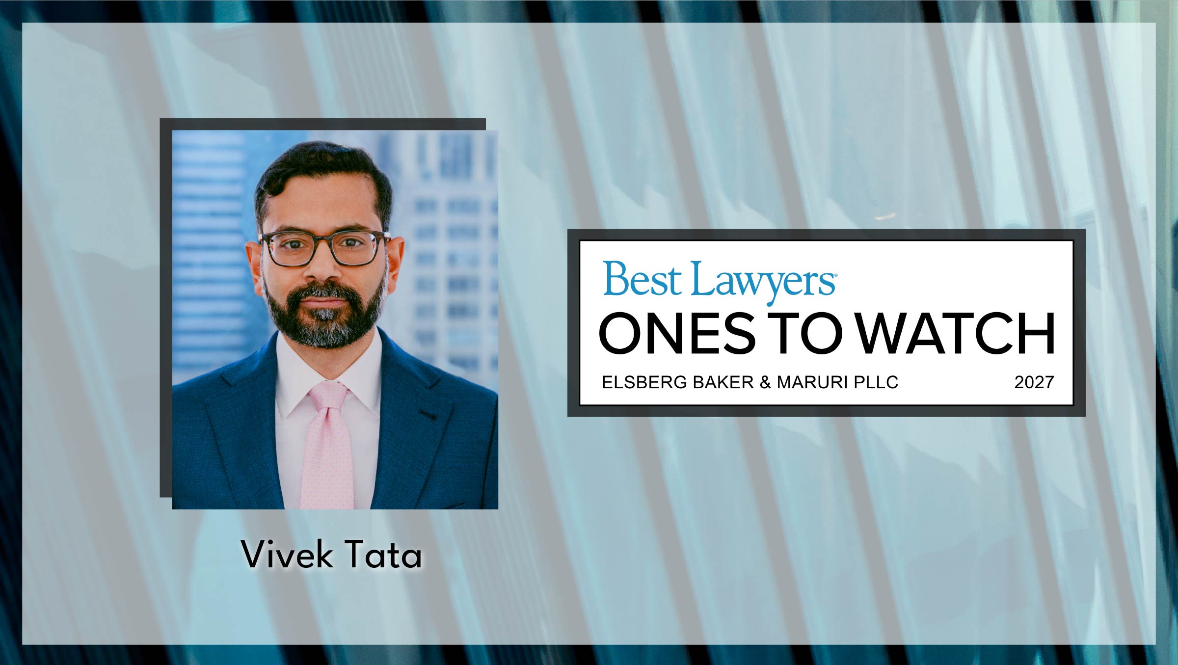 Vivek Tata and Best Lawyers Badge