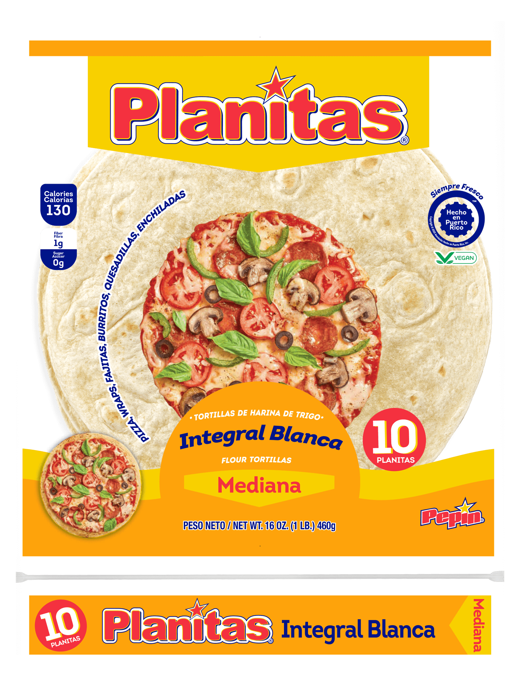 Planitas Integral Blanca Mediana