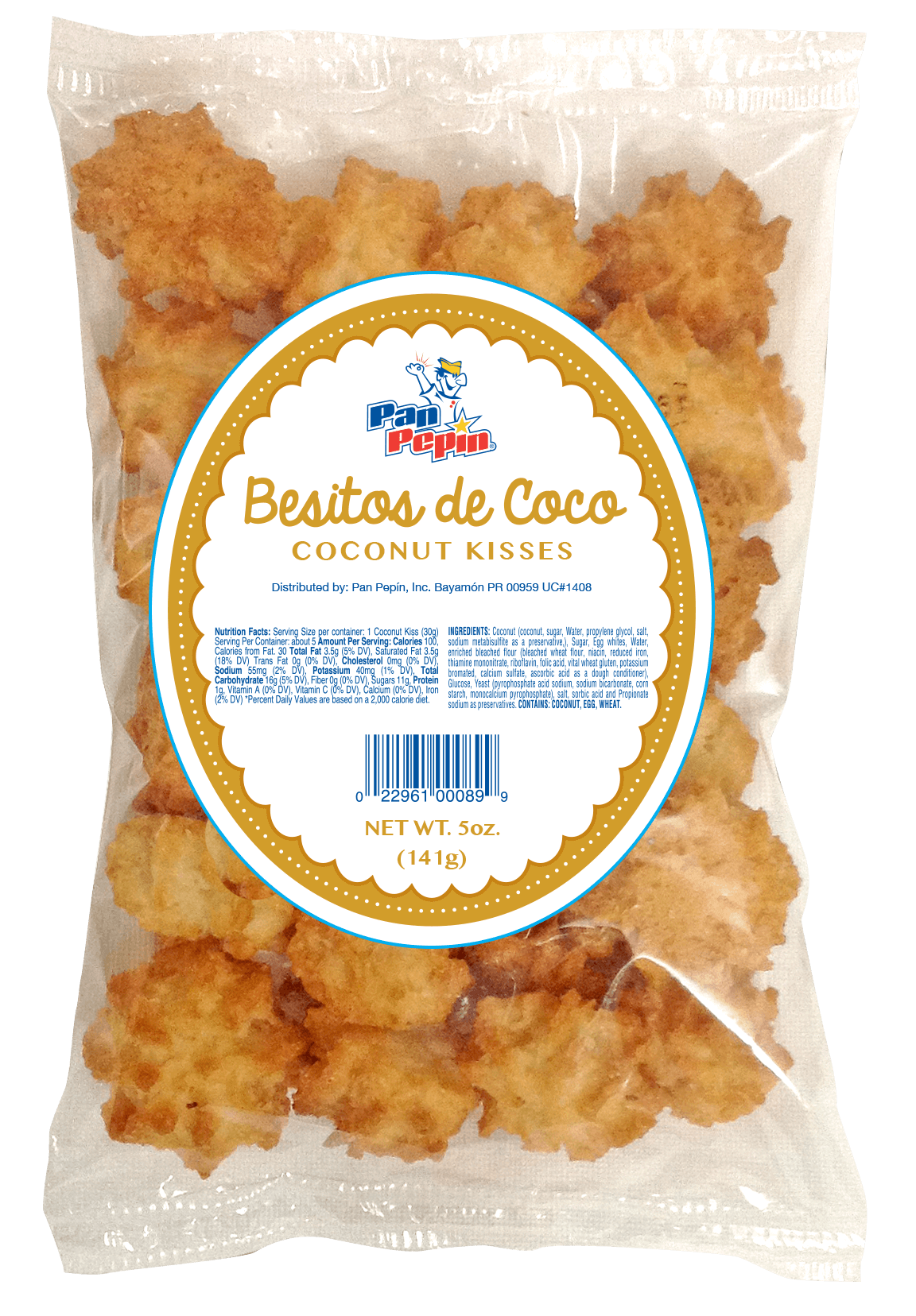 Pepín Mini Besitos de Coco