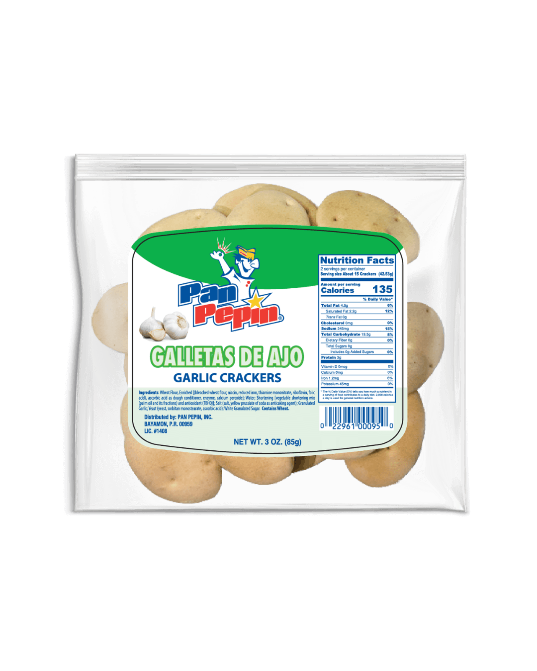 Pepín Galletas de Ajo