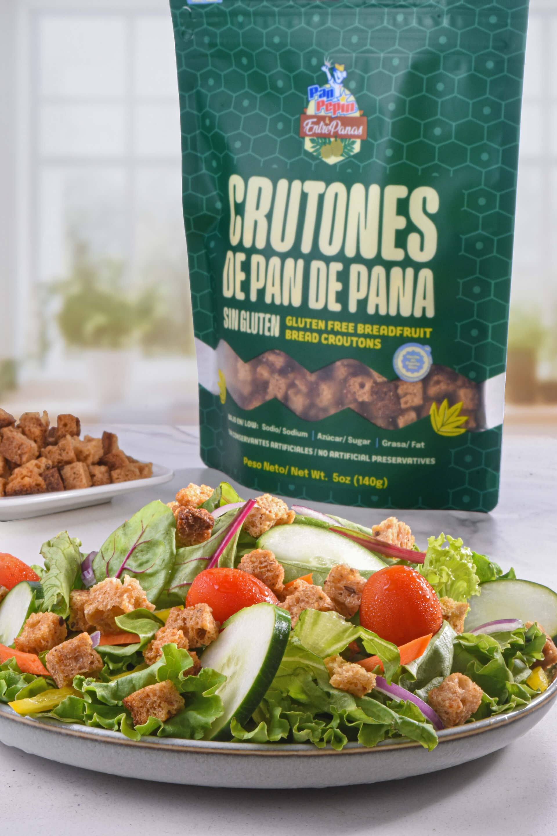 Crutones de Pan de Pana