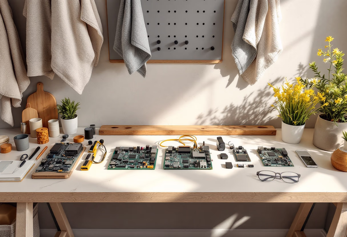 [background image] electronics workbench (for a directtoconsumer electronics brand)