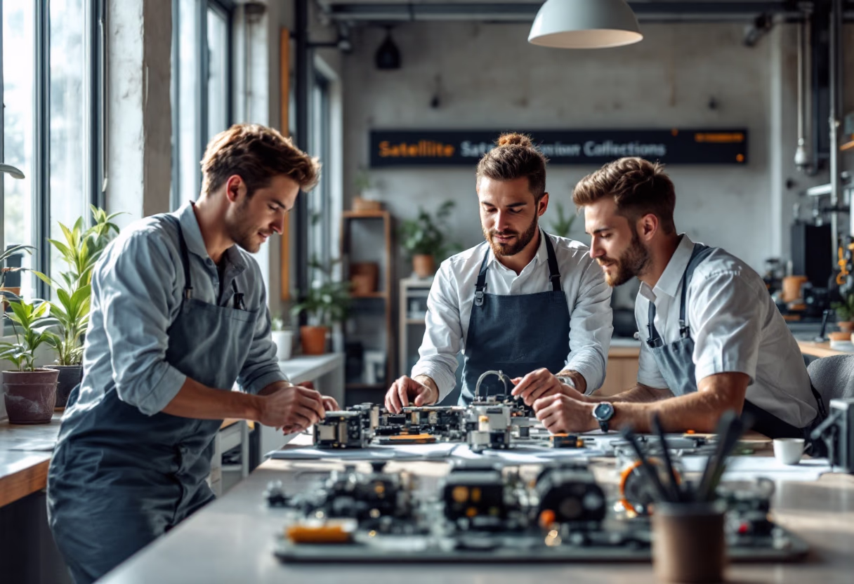 image of manufacturing process (for a space tech)