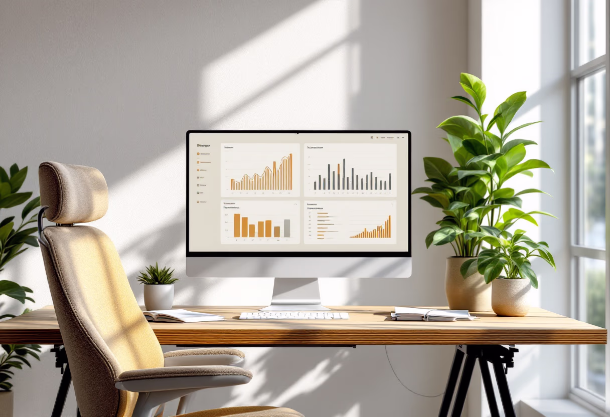image of complex algorithms on a screen for a data analytics and business intelligence