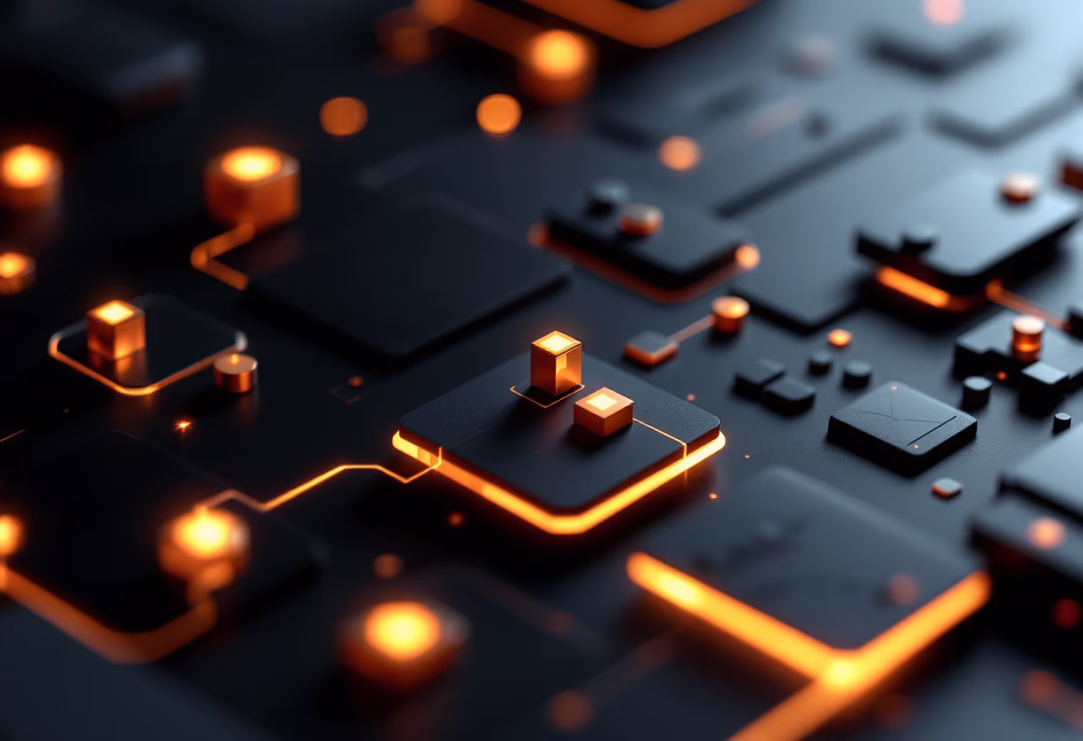 [background image] image of coding on a computer screen (for an ai fintech company)