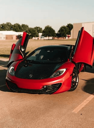 Window tinting service on sedan
