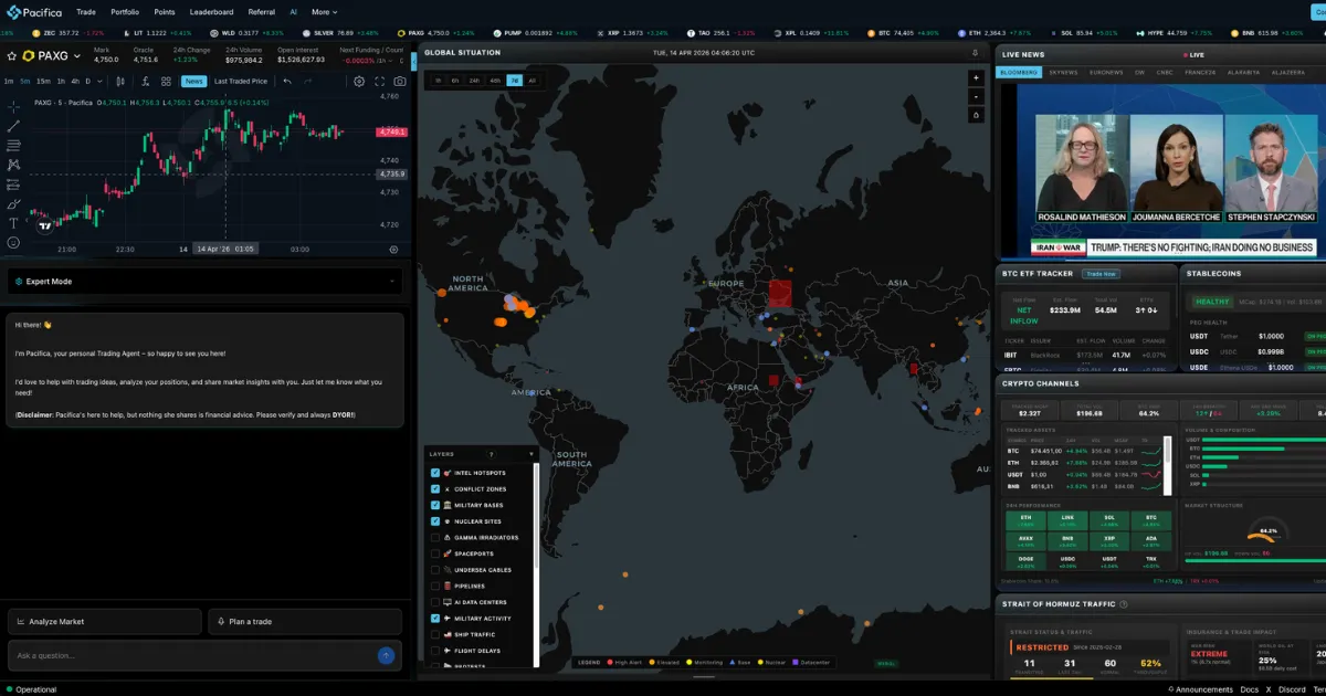 A screenshot of Pacifica's AI feature
