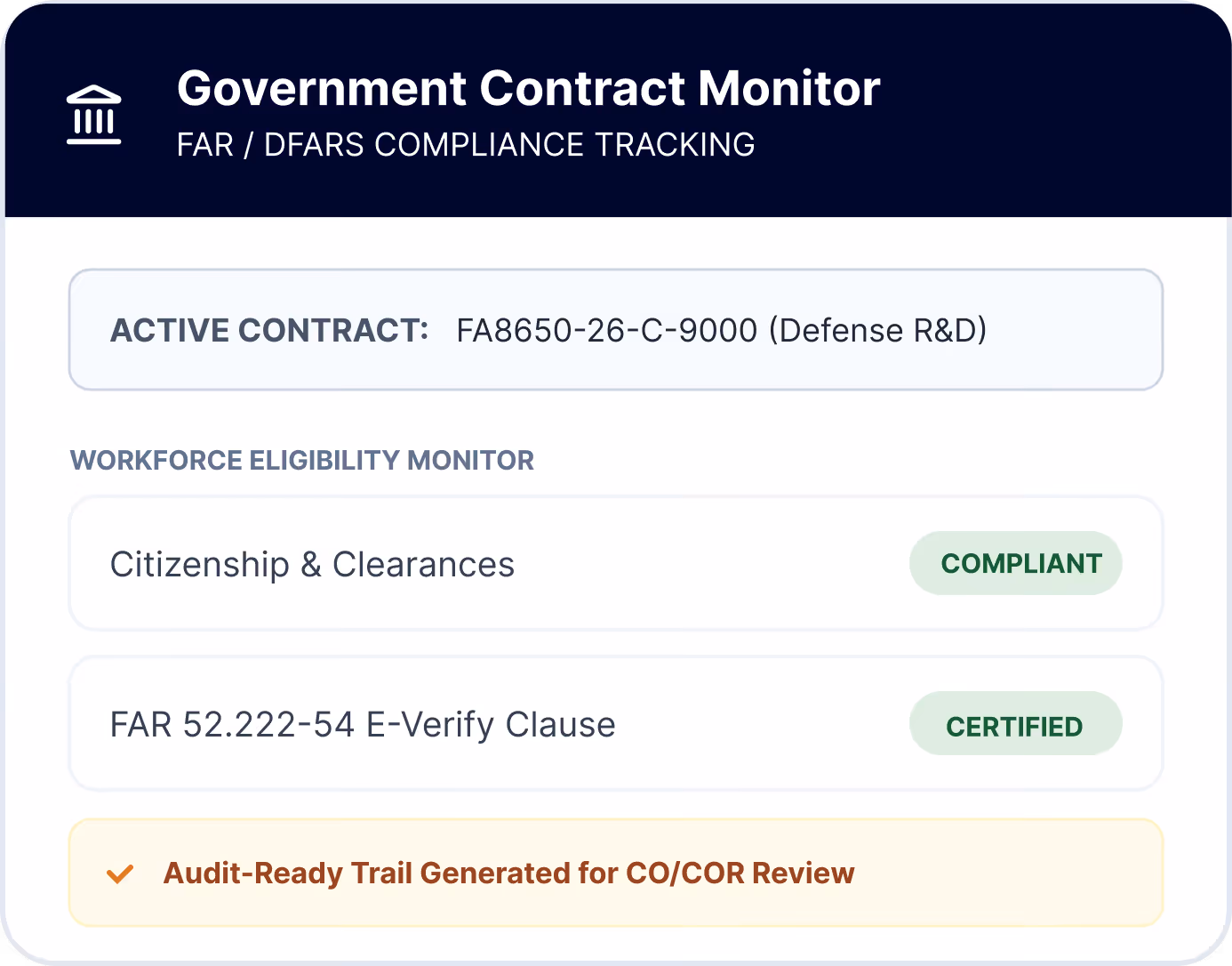 Remote I-9 verification dashboard interface