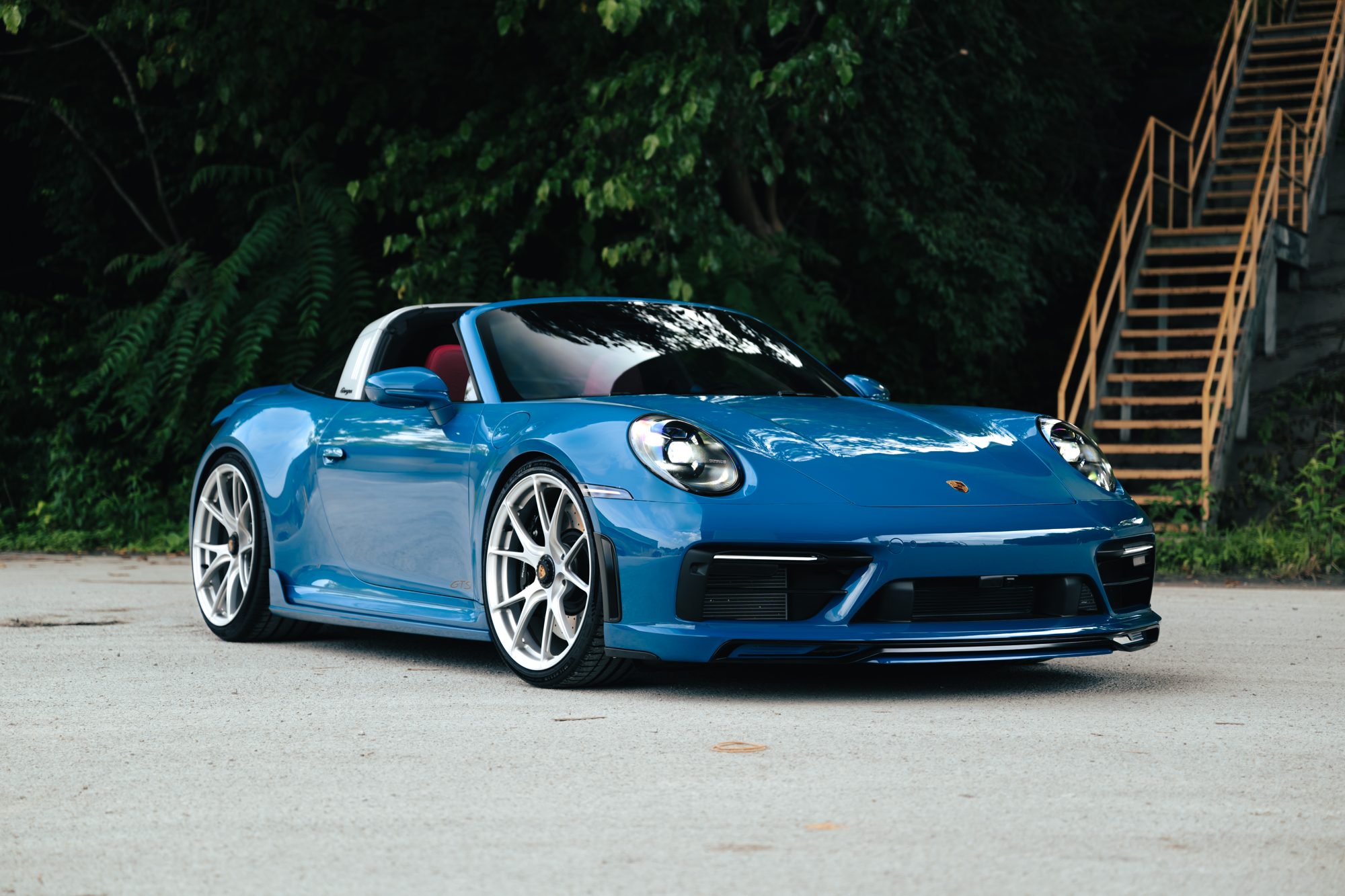 2024 Porsche 911 Targa 4S on forged wheels, built by Titan Motoring Nashville