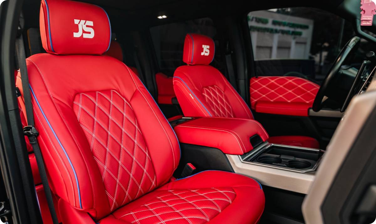 Custom auto interior and upholstery work at Titan Motoring, Nashville