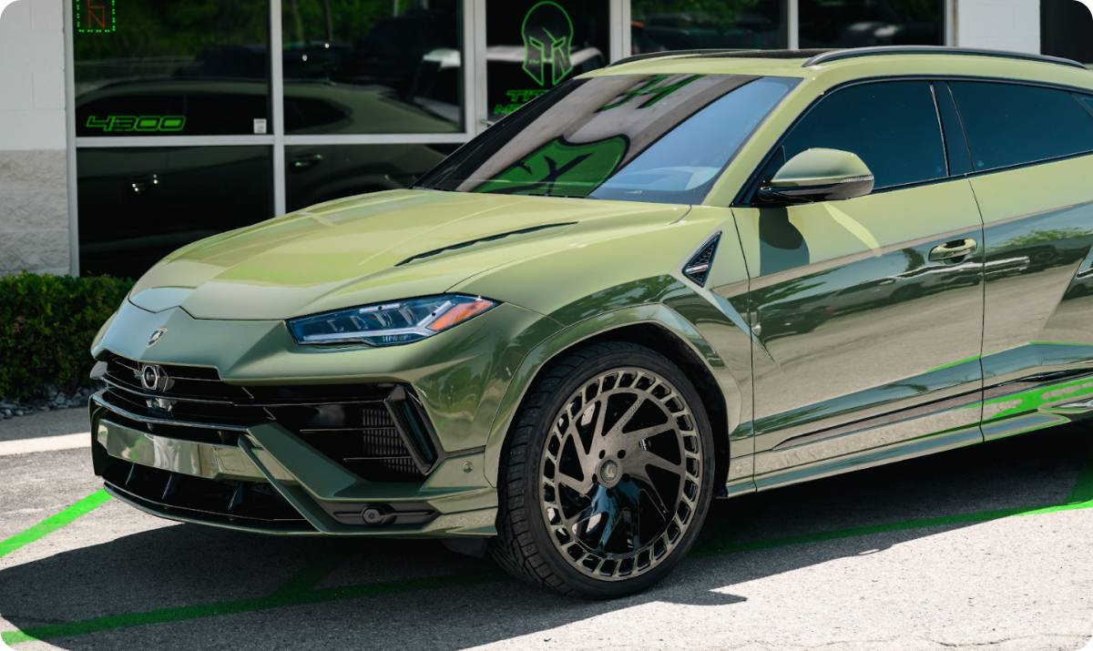 Window tint, paint protection film, and vehicle wrap work at Titan Motoring, Nashville