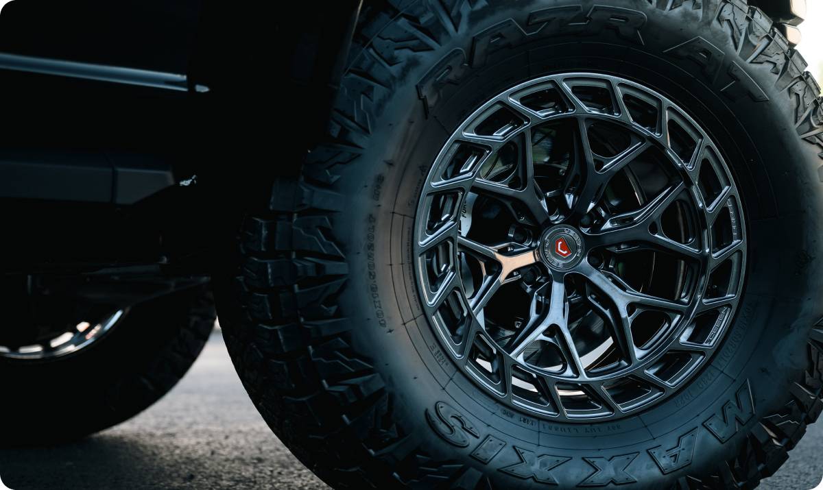 Custom wheels and tires installed at Titan Motoring, Nashville