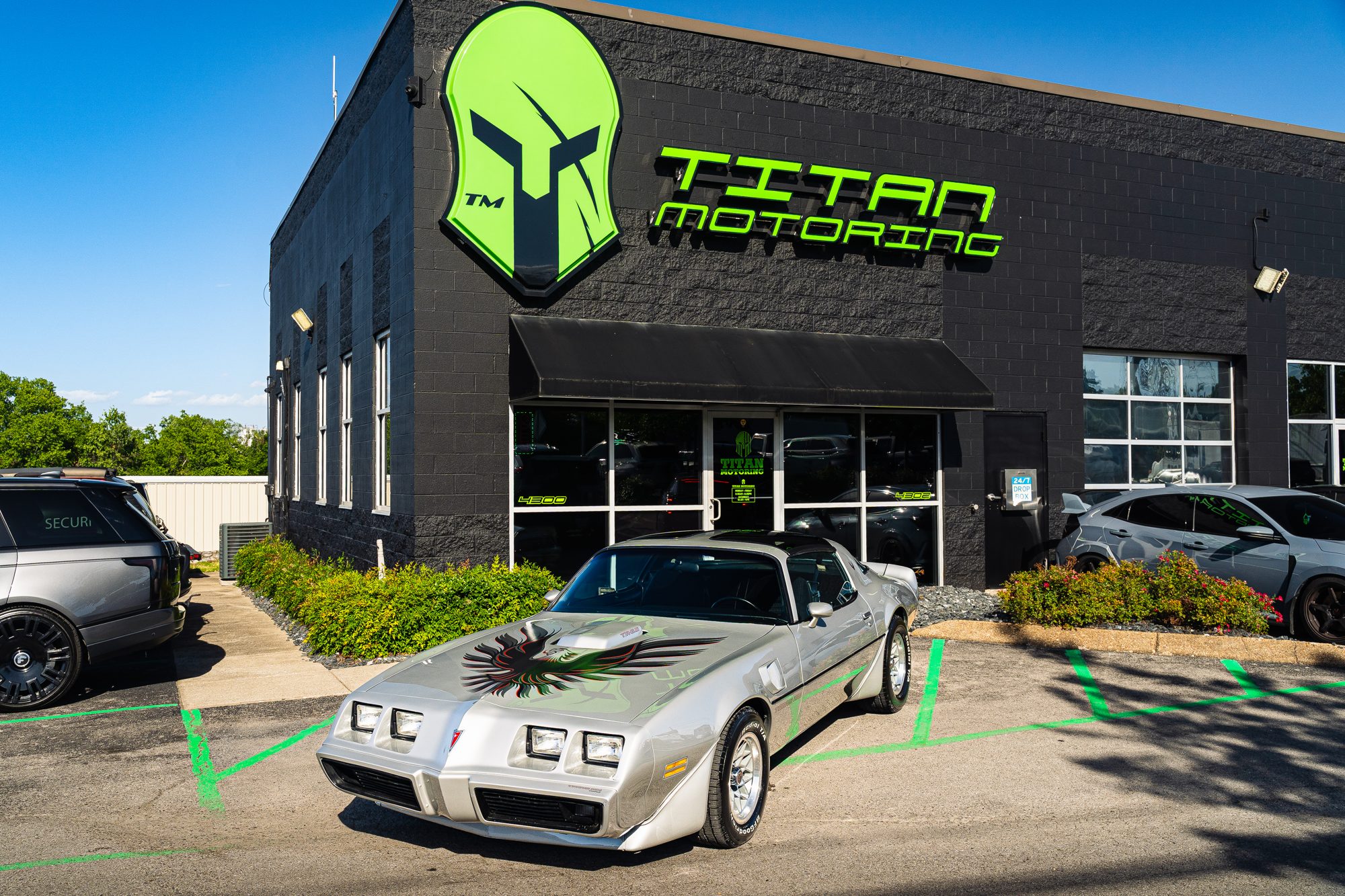 1979 Pontiac Firebird Trans Am custom audio build at Titan Motoring Nashville