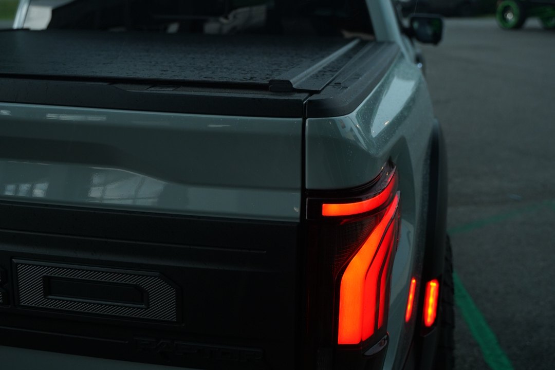 Smoked tail light on 2024 Ford F-150 Raptor, Titan Motoring Nashville