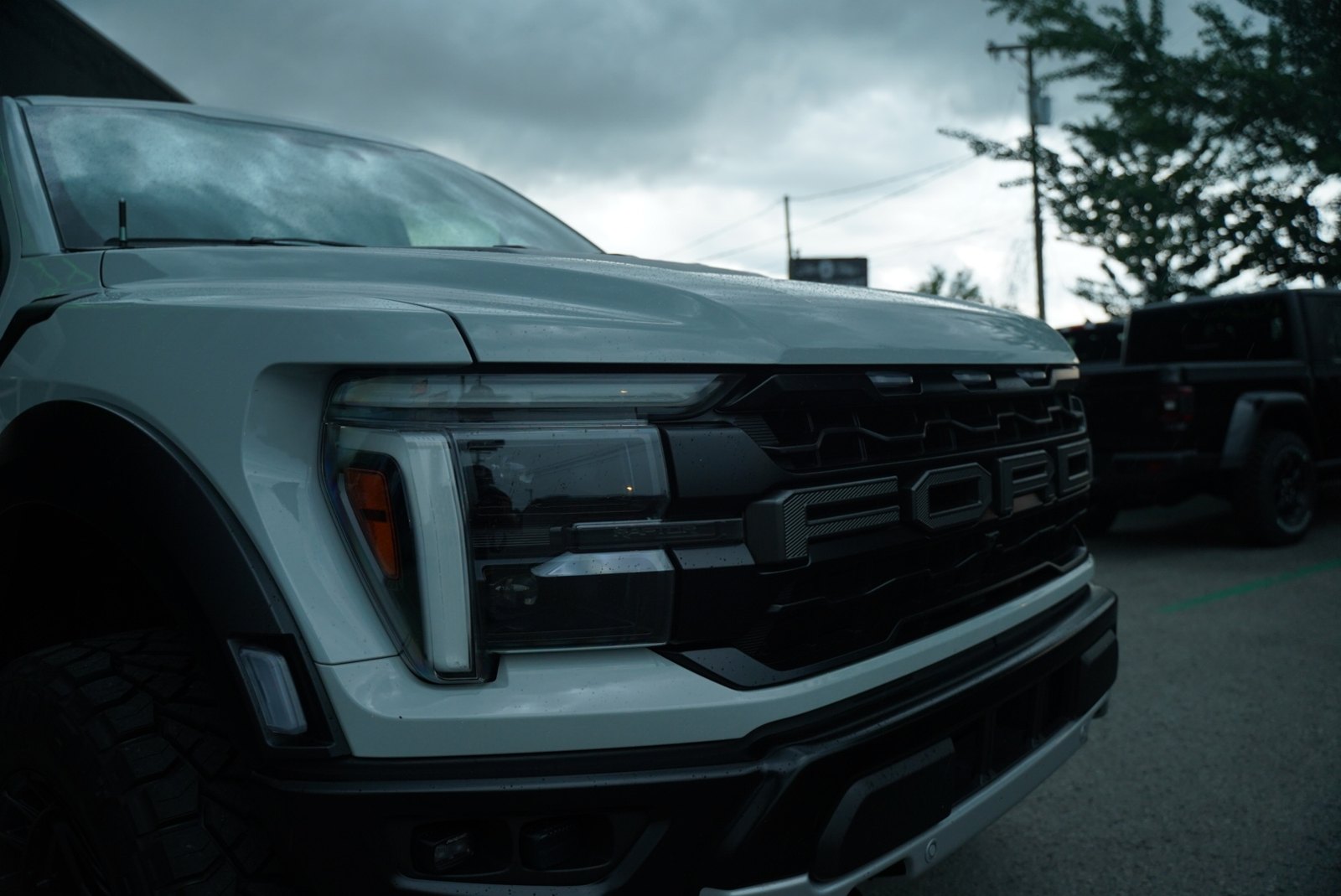 Ford F-150 Raptor grille and headlight detail, Titan Motoring Nashville