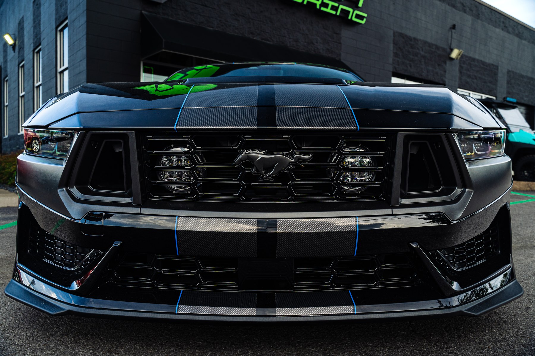 2024 Ford Mustang Dark Horse after XPEL Fusion 8-year ceramic coating and two-stage paint correction