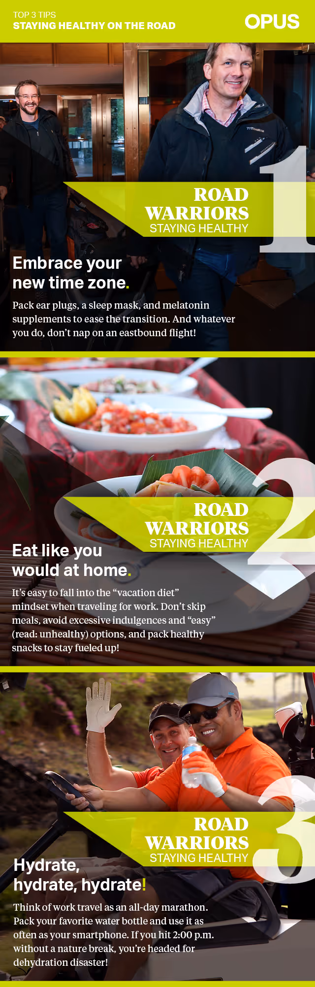 travel tips health healthy road warrior business fitness jet lag