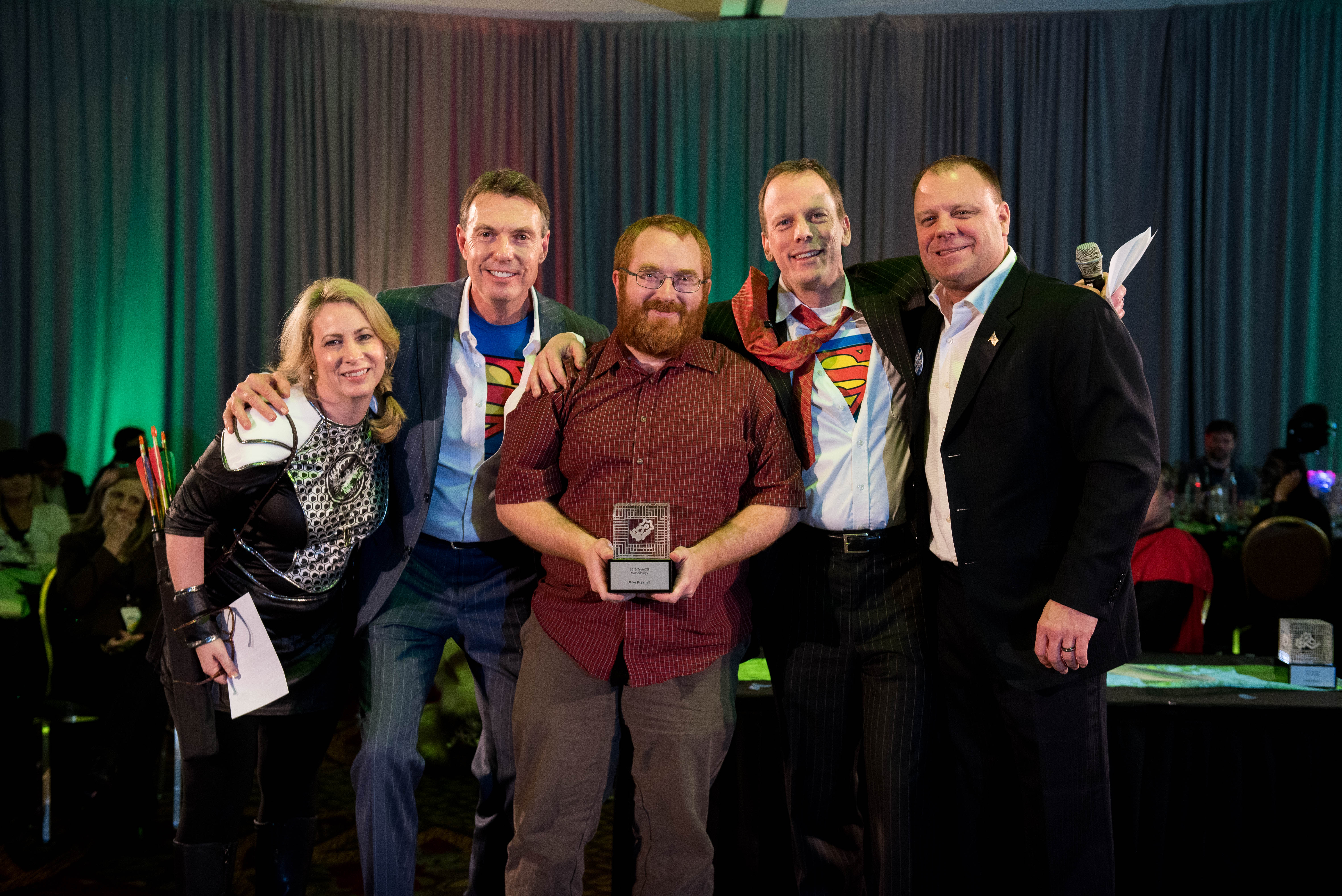 Mike Presnell bags a Methodology award.