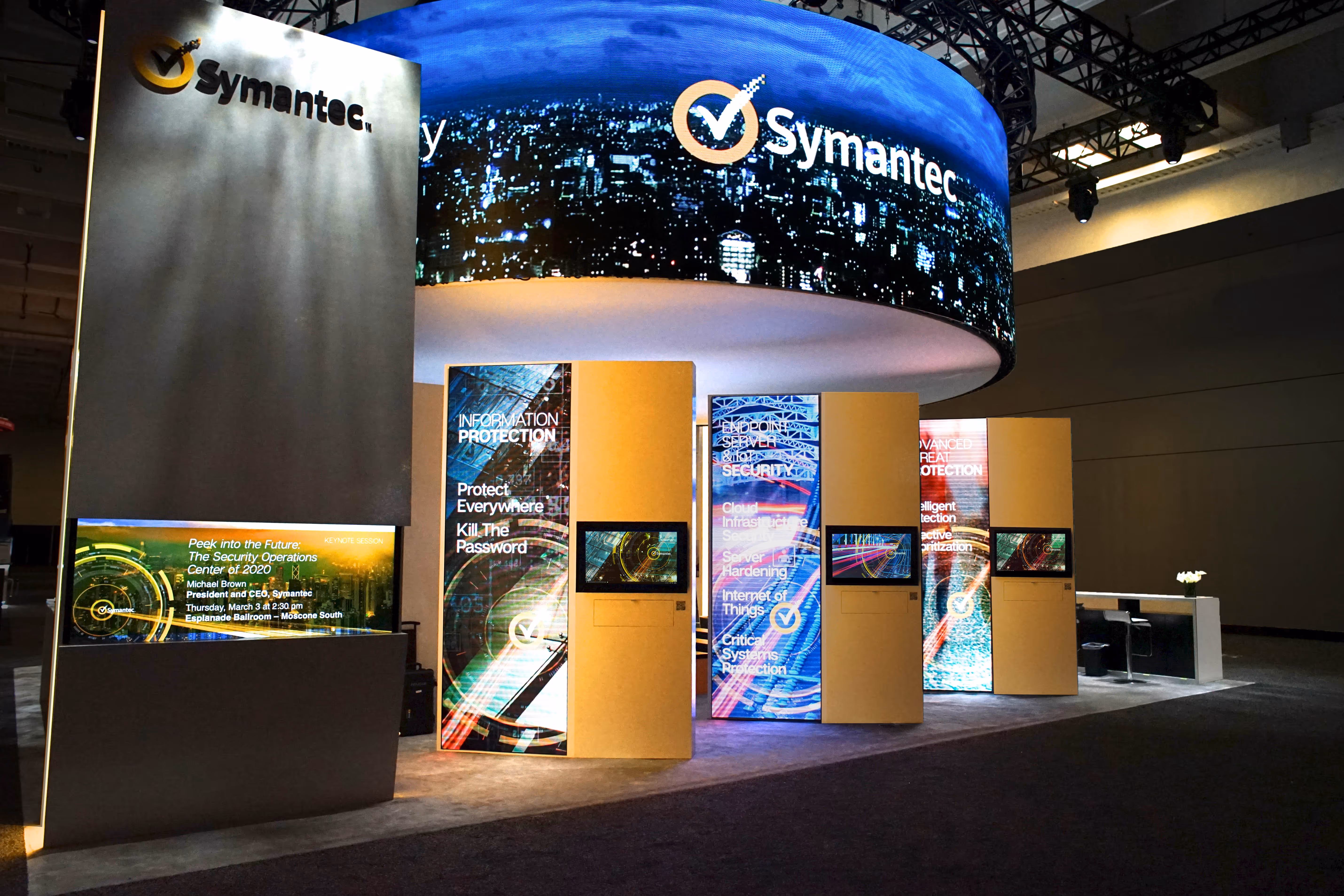 Symantec's incredible exhibit at RSA Conference 2016.