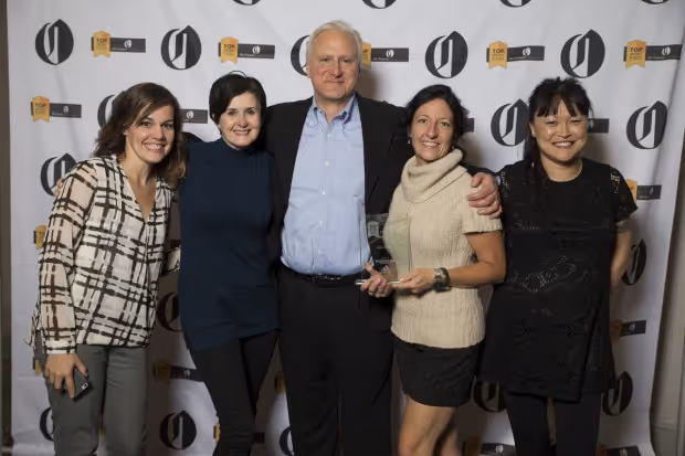 Opus Accepting Award for Top Workplaces in Oregon and Southwest Washington