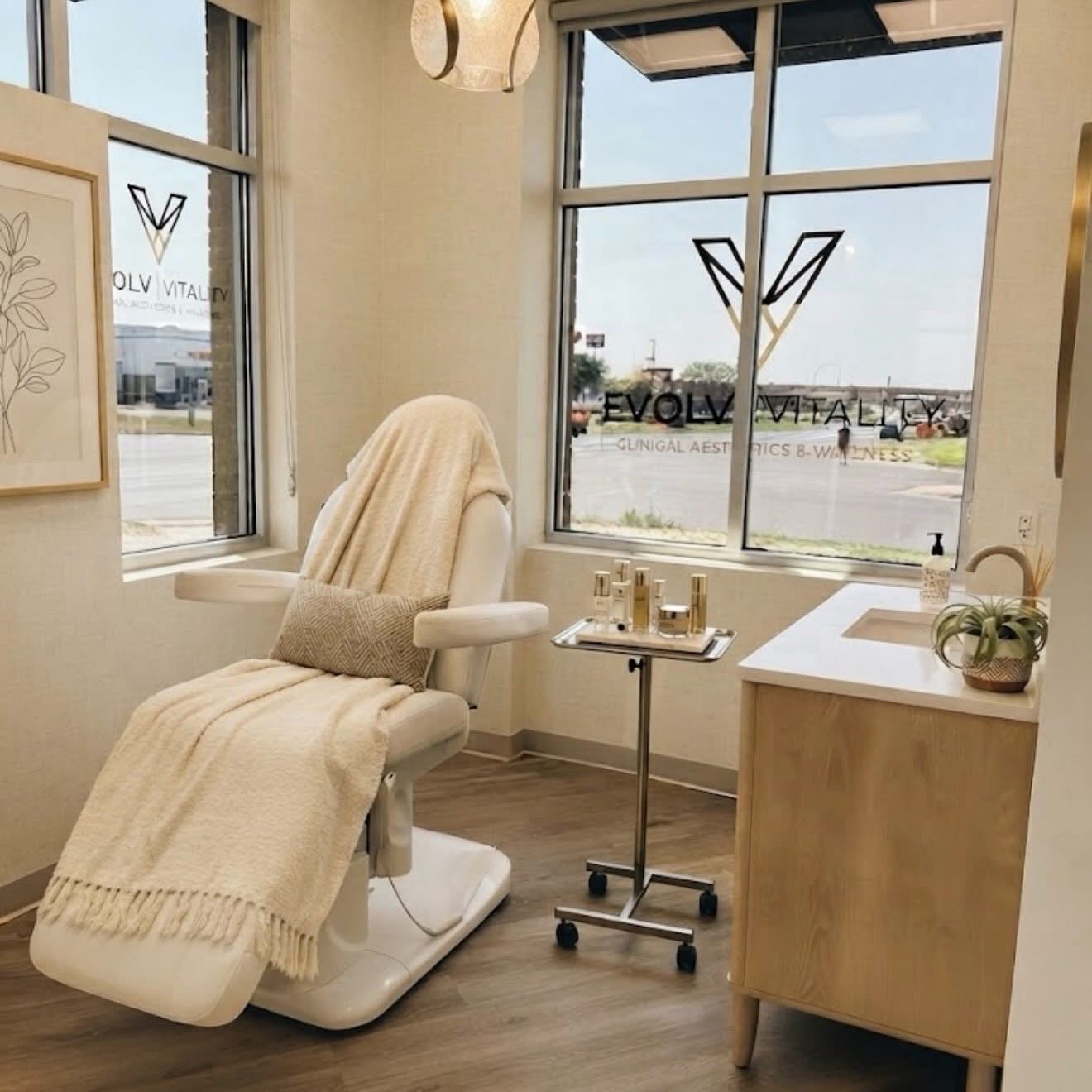 image of the clinic reception area (for a veterinary clinic)