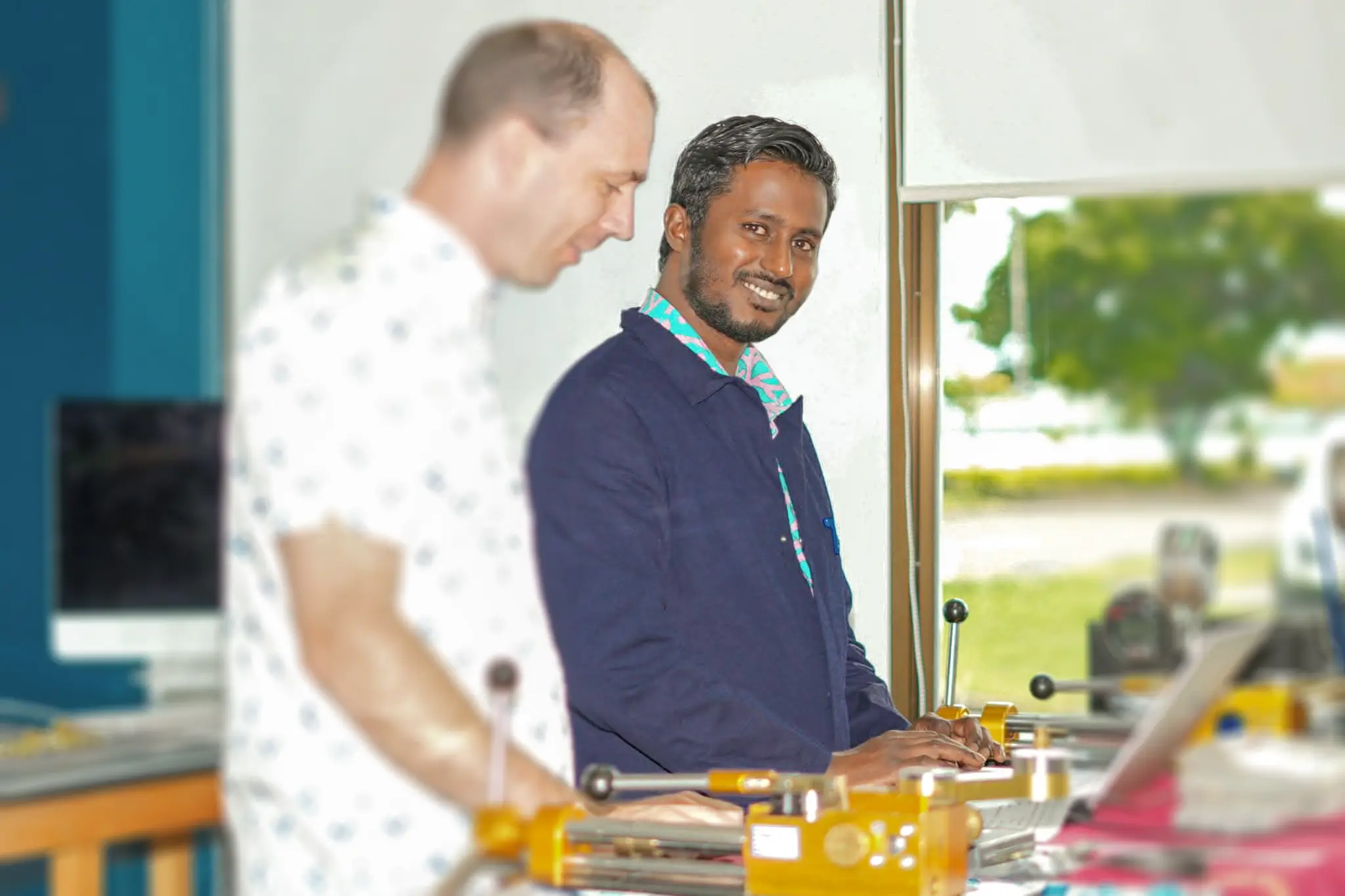 Photo of Bikash working