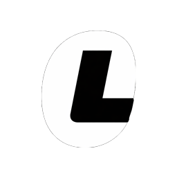 Stylized letter C in white and black graphic design.