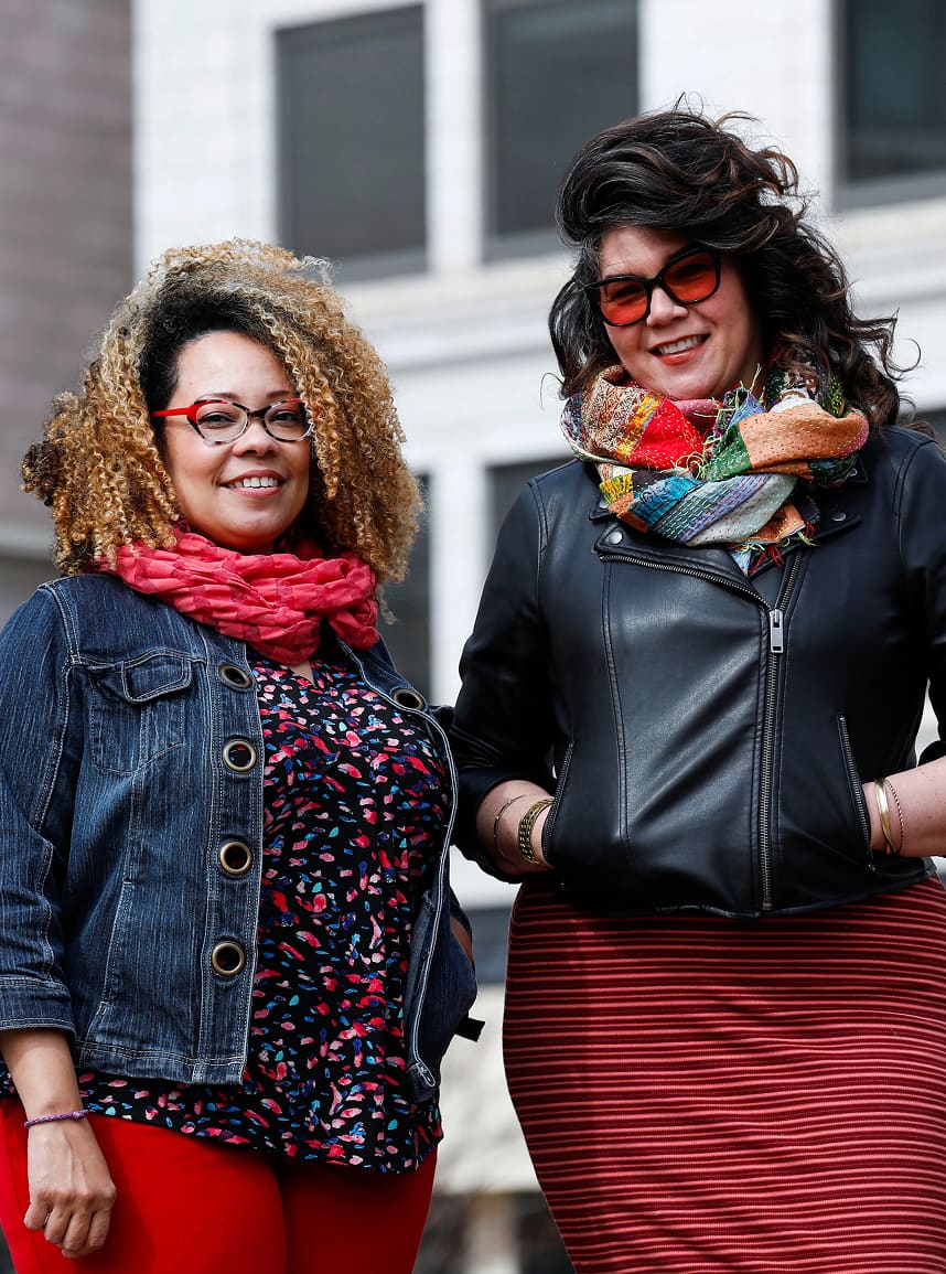 Founders of Milly Sawyers Center, Charity Jordan Rex and Kunti D. Bentley