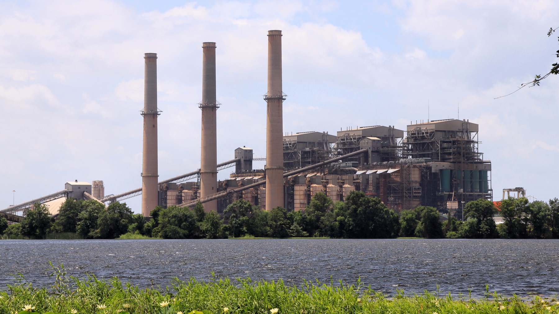 Power station stacks