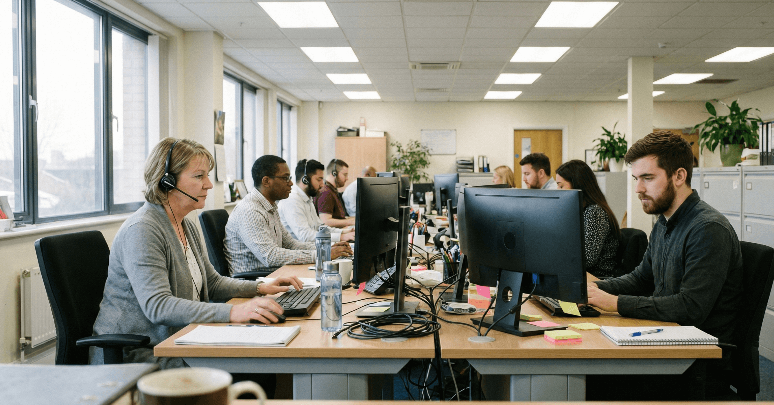 image of mission control room (for a space tech)