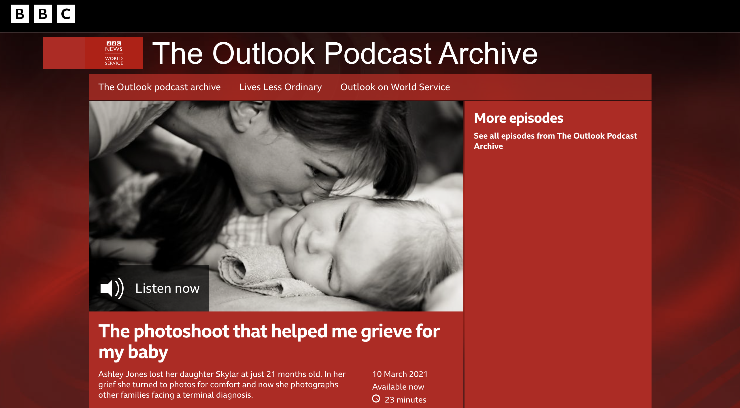 Ashley Nicole Jones featured on BBC Outlook