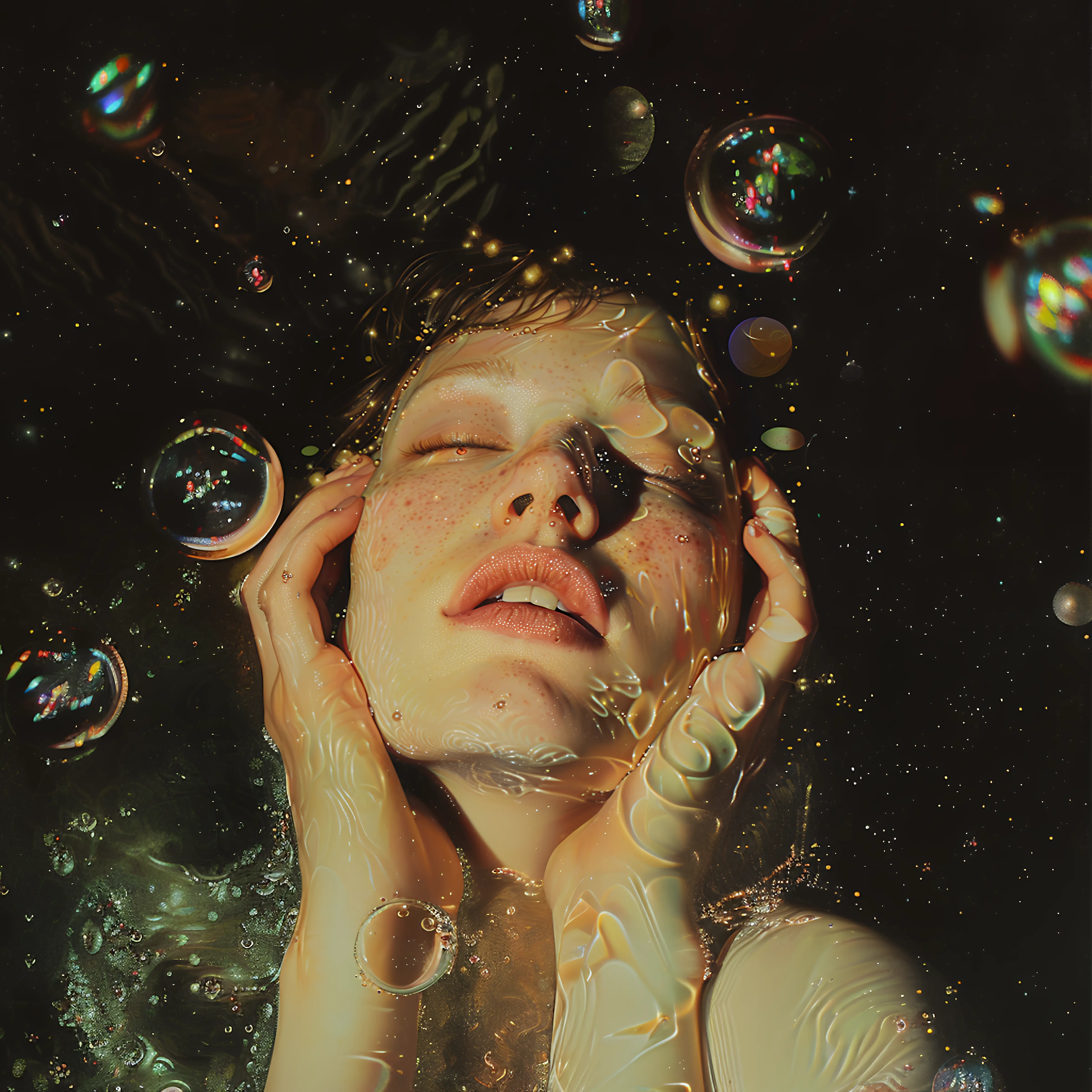 Underwater portrait