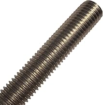 Fully threaded steel rod for use in concrete anchoring, tie-rod assemblies, and structural connections.