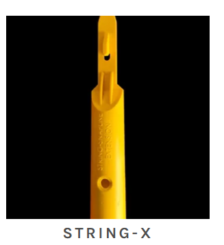 Superior String-X — durable layout tool for concrete finishing alignment and control joint layout.