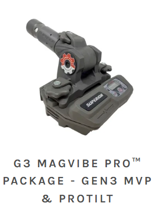 Superior MagVibe Pro vibrating screed package — Industry Most Innovative Product 2016, World of Concrete.