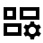 Dashboard icon with gear symbol indicating settings or configuration.