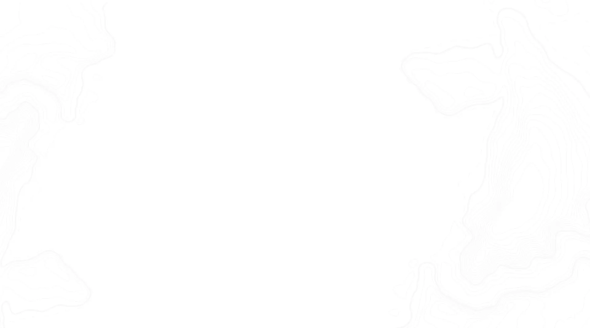 Light gray contour lines of a topographic map on a white background.