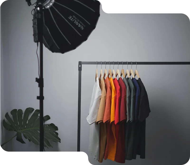 Professional product photography studio setup for Amazon and e-commerce listings at Artfoxlab Sacramento studio