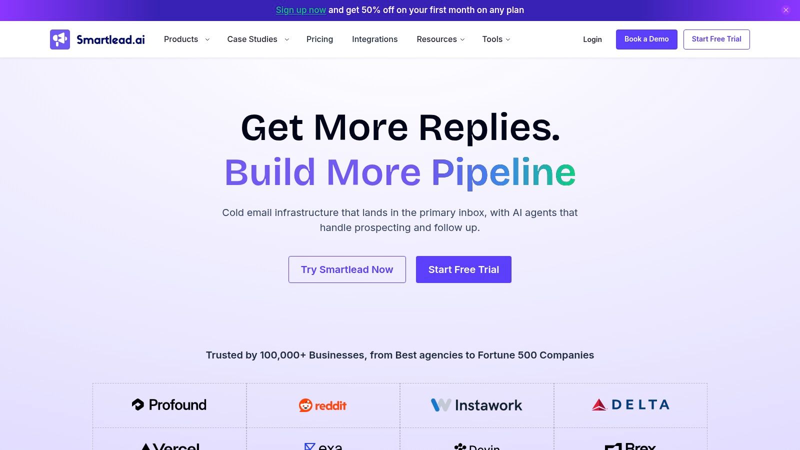Smartlead email outreach tool