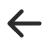 Leftward pointing arrow icon.