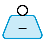 Blue inbox tray icon with a minus sign inside.