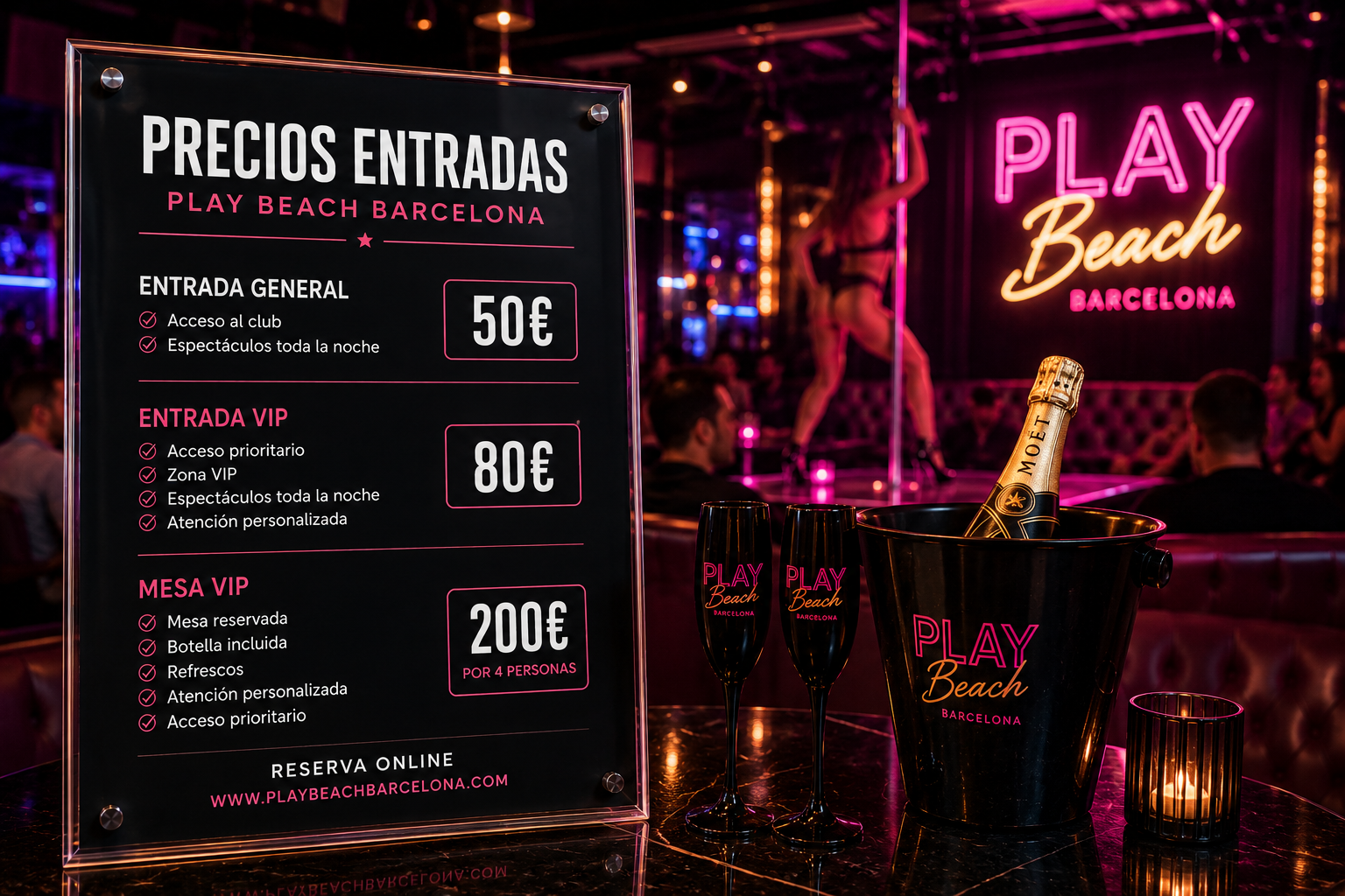 Vida Nocturna de Lujo en Barcelona: Por Qué los Turistas Eligen Play Beach