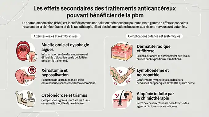 effets secondaires cancer photobiomodulation
