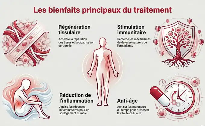 bienfaits traitement photobiomodulation