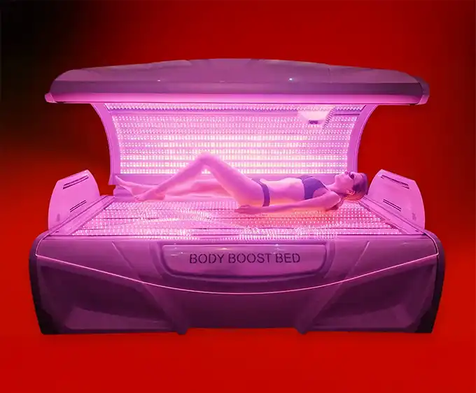 Cabine photobiomodulation lumiere rouge proche infrarouge corps entier ce medical france