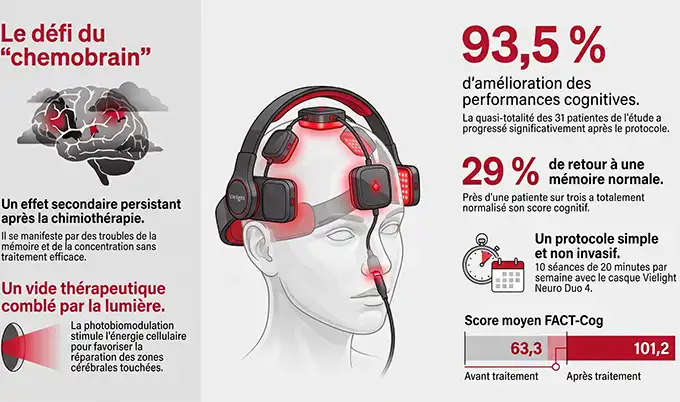 Clinical Study on Photobiomodulation Treatment for Chemobrain at Valenciennes Hospital