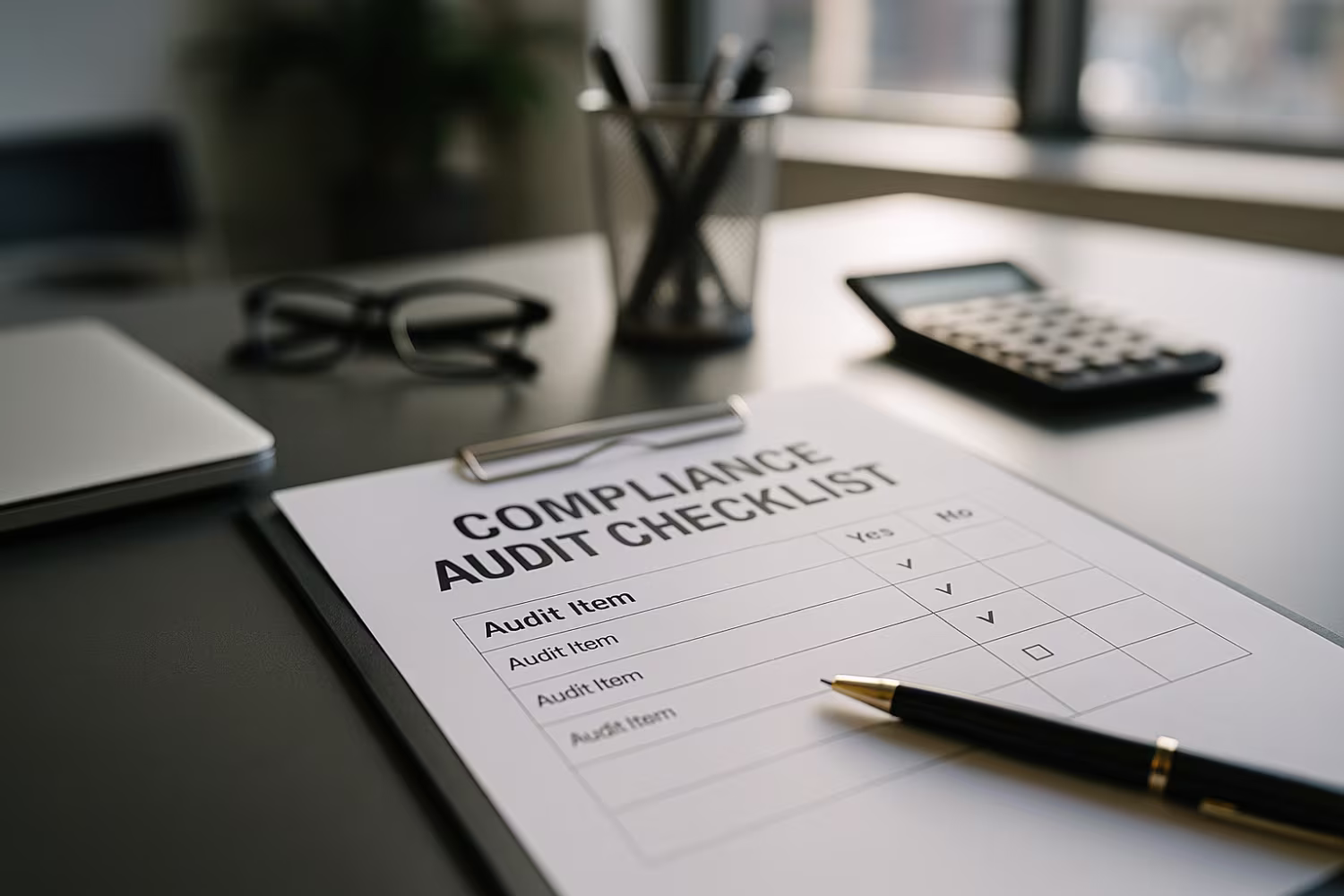 Morning IT compliance audit checklist