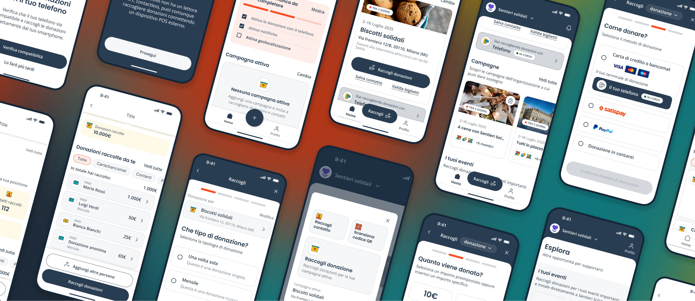 a montage of screenshots showcasing some of the designed webpages