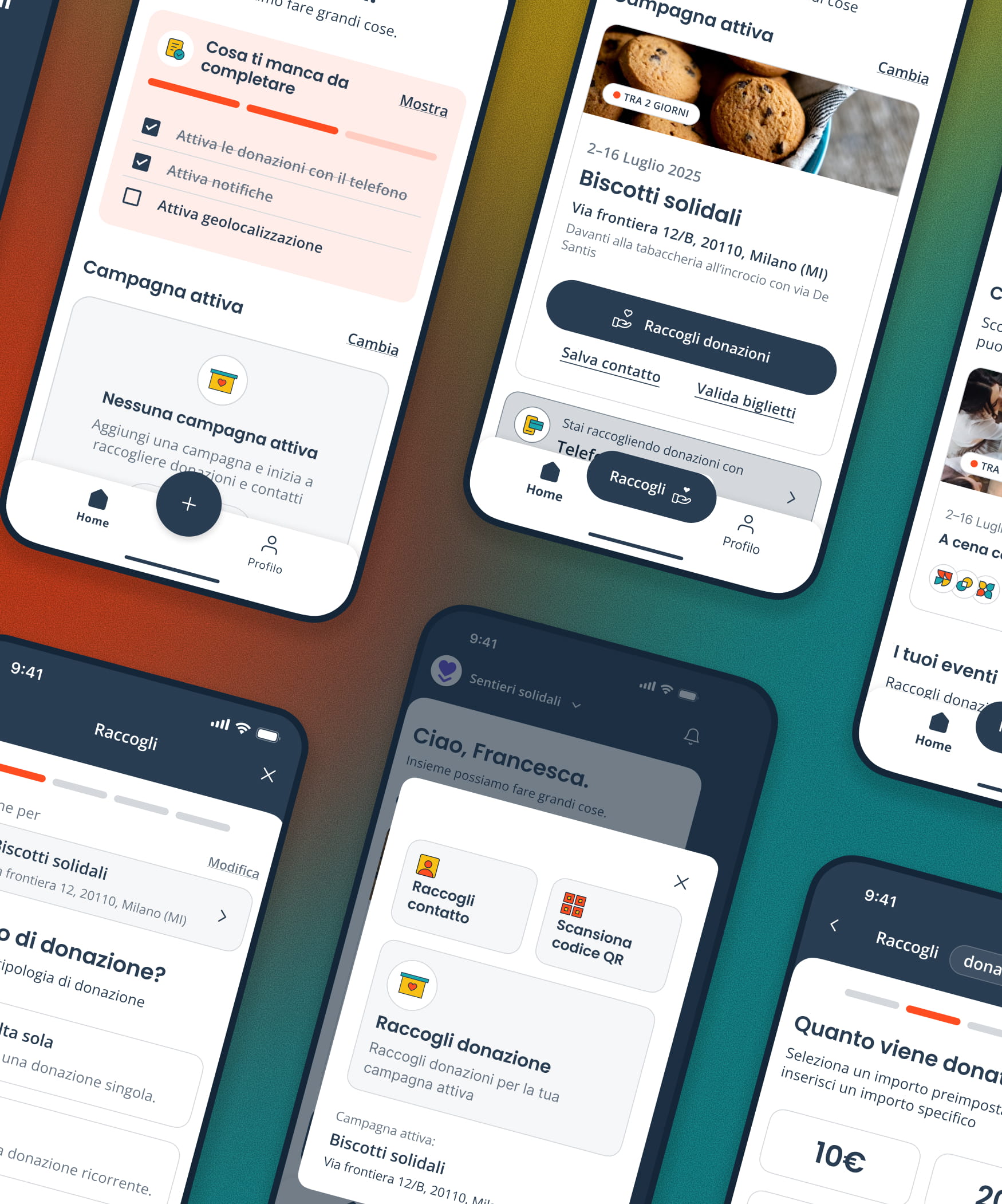 a montage of screenshots showcasing some of the designed webpages