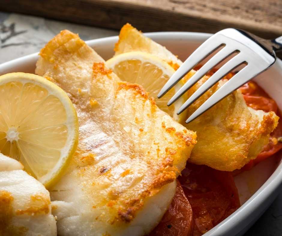 Baked Cod & Roasted Veggies article cover from SheMed UK health library.